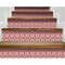 Homeroots 4 x 4 in. Brick Red & White Scroll Peel & Stick Removable Tiles 400420 - alternate 3